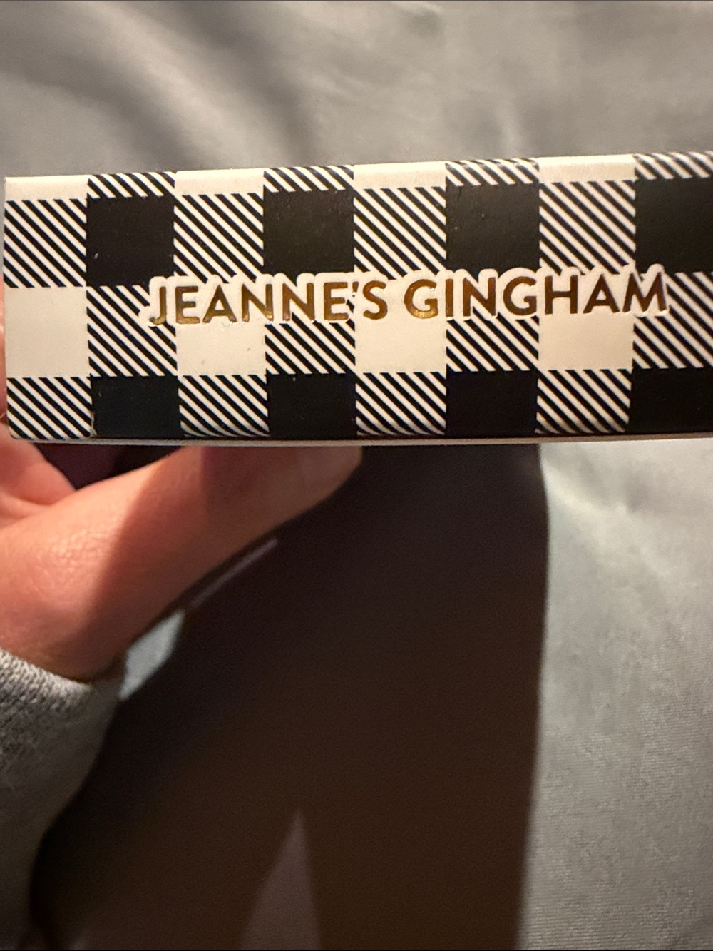 NEW Red Aspen Black & White Plaid Nail Dashes - Jeanne’s Gingham - Picture 3 of 5